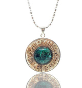 Eilat Stone Jerusalem pendant - Yoel Saadya - JLuxury