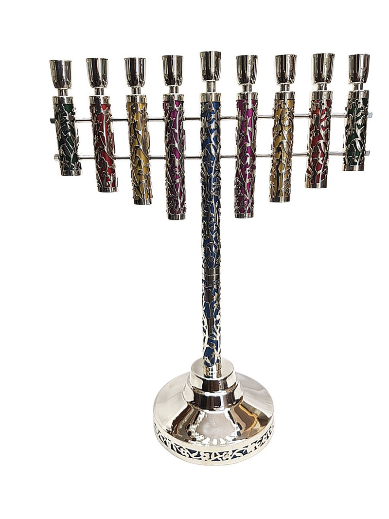 Floral Menorah 52CM - Bier Judaica - JLuxury