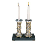 Grape Shabbat Candlesticks - Frank Meisler - JLuxury