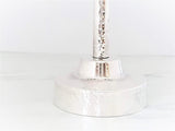 Hammered Sterling Menorah - Bier Judaica - JLuxury