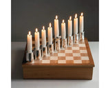 Hidden Judaica Chess Set - Flor Aviv - JLuxury