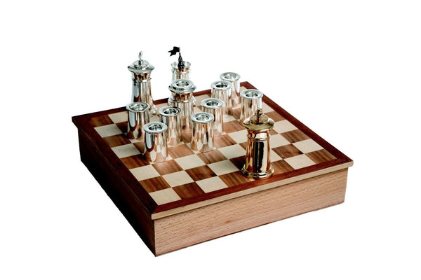 Hidden Judaica Chess Set - Flor Aviv - JLuxury