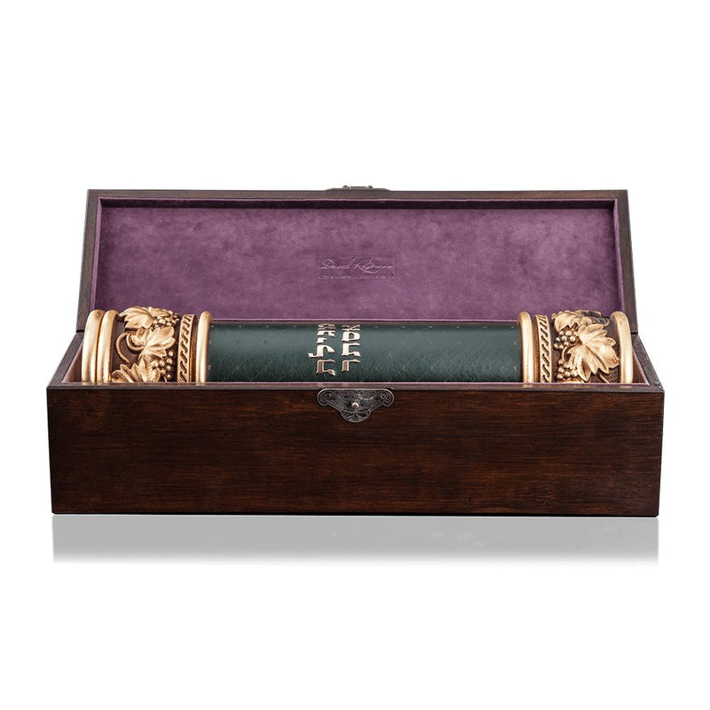 Italian Leather Megillah Esther Case - David Roytman - JLuxury