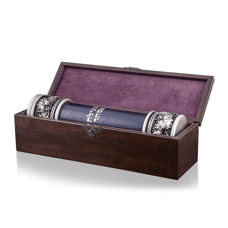 Italian Leather Megillah Esther Case - David Roytman - JLuxury