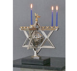 JERUSALEM SPHERE Menorah - Frank Meisler - JLuxury