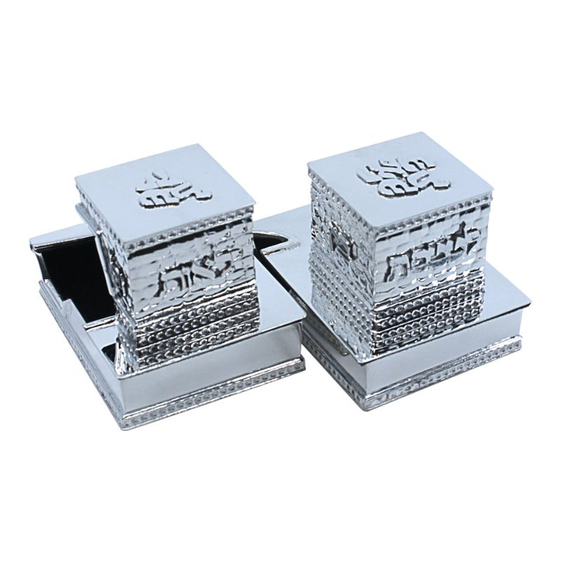 KOTEL STERLING SILVER TEFFILIN BOXES - Zion Hadad - JLuxury