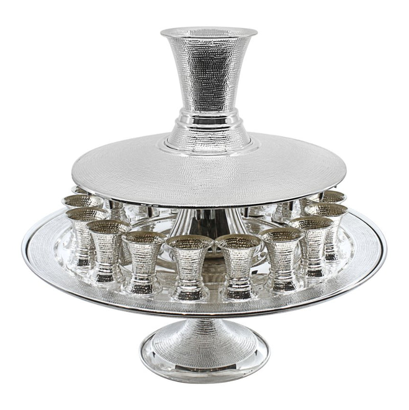 LARGE SPOTTED KIDDUSH FOUNTAIN WITH STAND - Zion Hadad - JLuxury