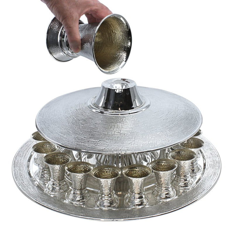 LARGE SPOTTED KIDDUSH FOUNTAIN - Zion Hadad - JLuxury