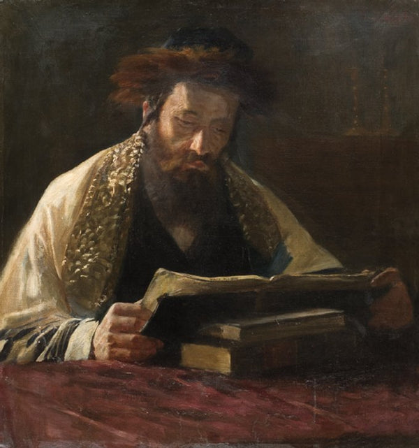 Lazar Krestin | Portrait of Rabbi - Laizer Krestin - JLuxury