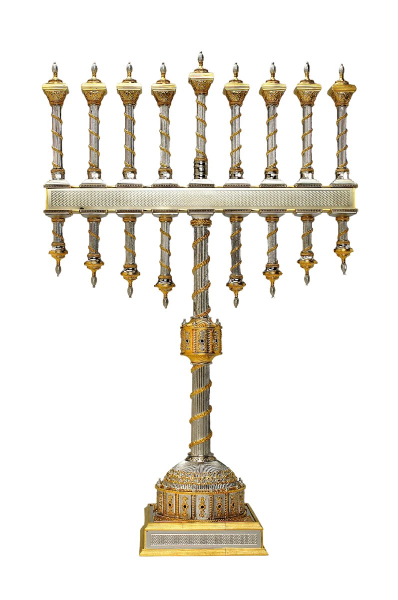 Majestic Chanukah Menorah - JLuxury Collection - JLuxury