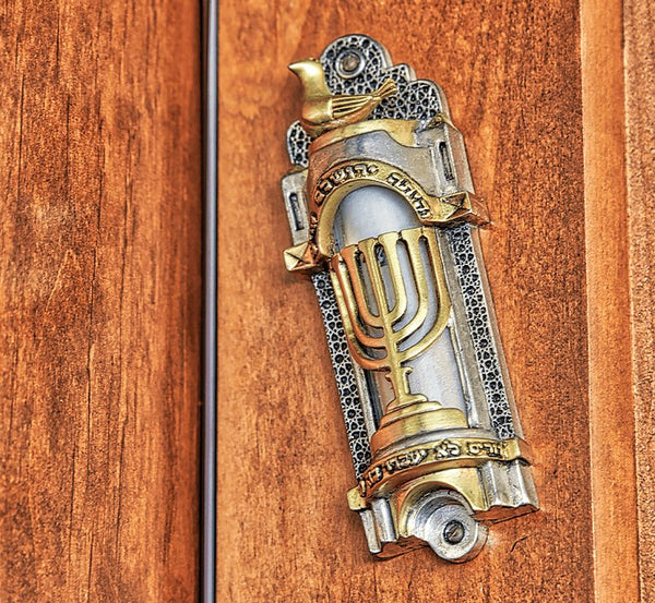 MENORAH MEZUZAH - Frank Meisler - JLuxury