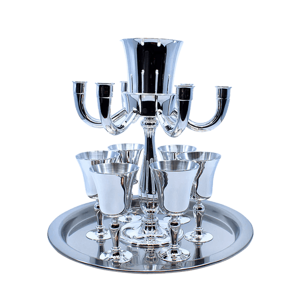 Shabbat Candelabra and Kiddush Fountain - Zion Hadad - JLuxury