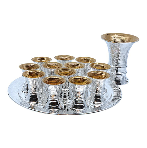 SPOTTED KIDDUSH CUP SET - Zion Hadad - JLuxury