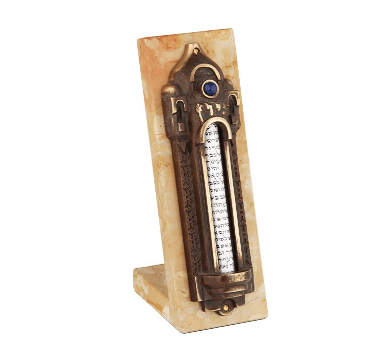 ZION MEZUZAH ( BRONZE ) - Frank Meisler - JLuxury